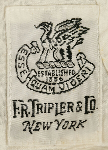 Shirt, F. R. Tripler &amp; Co. (American), cotton, linen, American