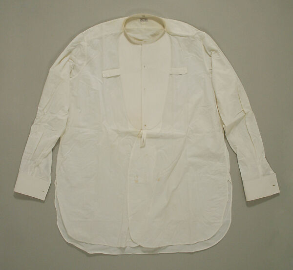 Shirt, cotton, British 