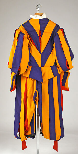 Fancy dress costume, wool, cotton, Italian