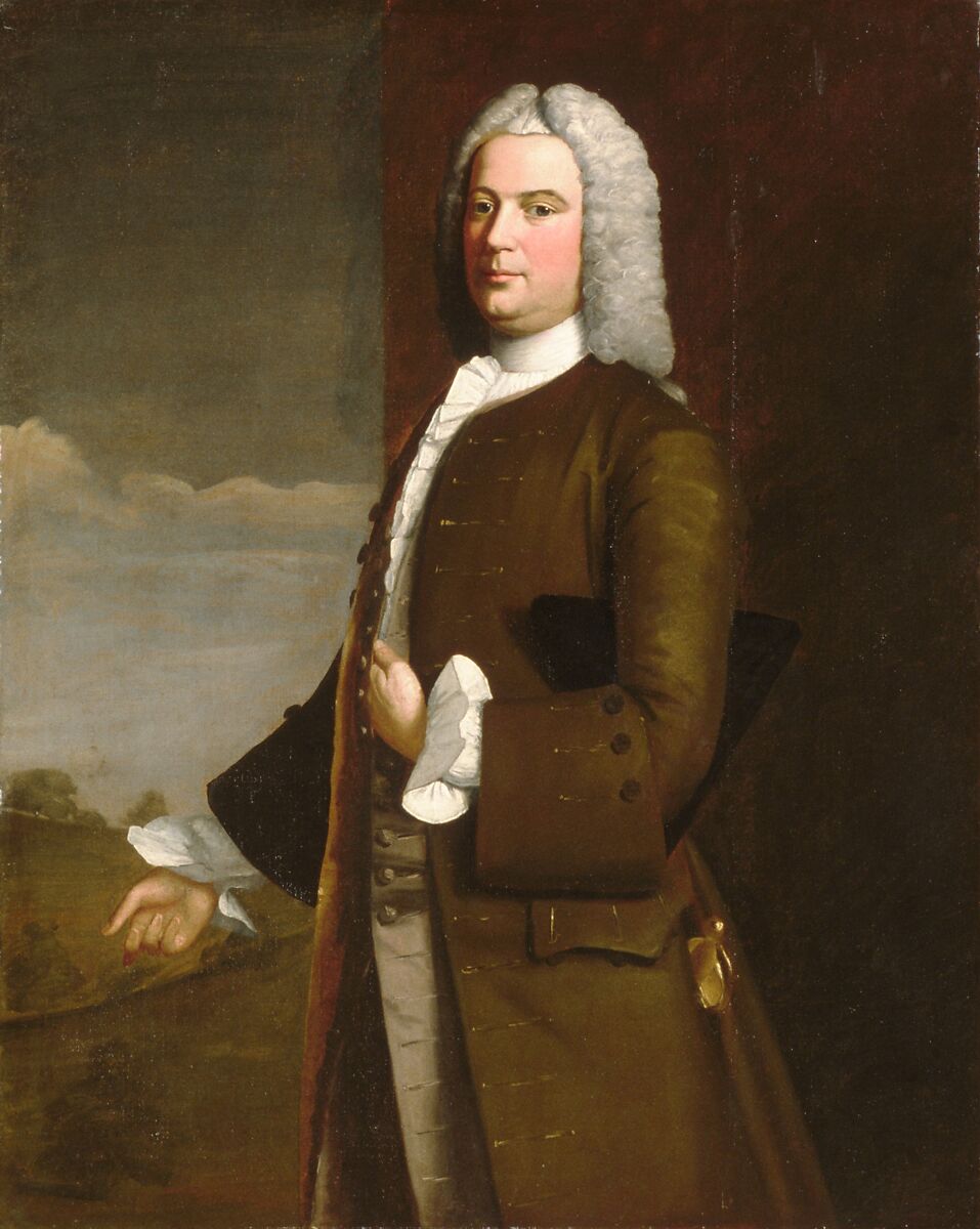 Tench Francis, Robert Feke (ca. 1708–ca. 1751), Oil on canvas, American 