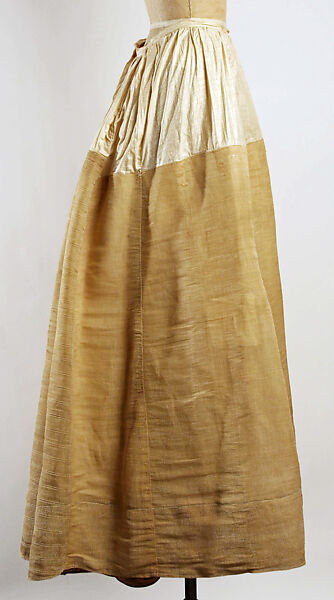 Underskirt, horsehair, American or European