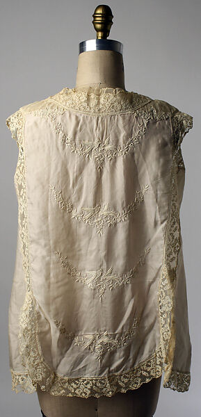 Bed jacket, silk, French