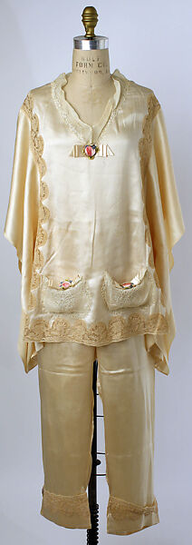 Pajamas, Boué Soeurs (French, active 1899–1957), [no medium available], French 