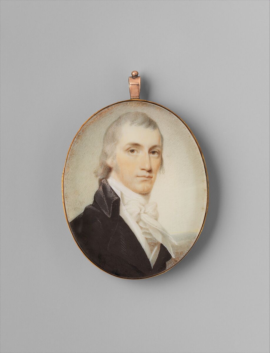 Sharp Delany, Robert Field (American (born England), Gloucestershire ca. 1769–1819 Kingston, Jamaica), Watercolor on ivory, American 