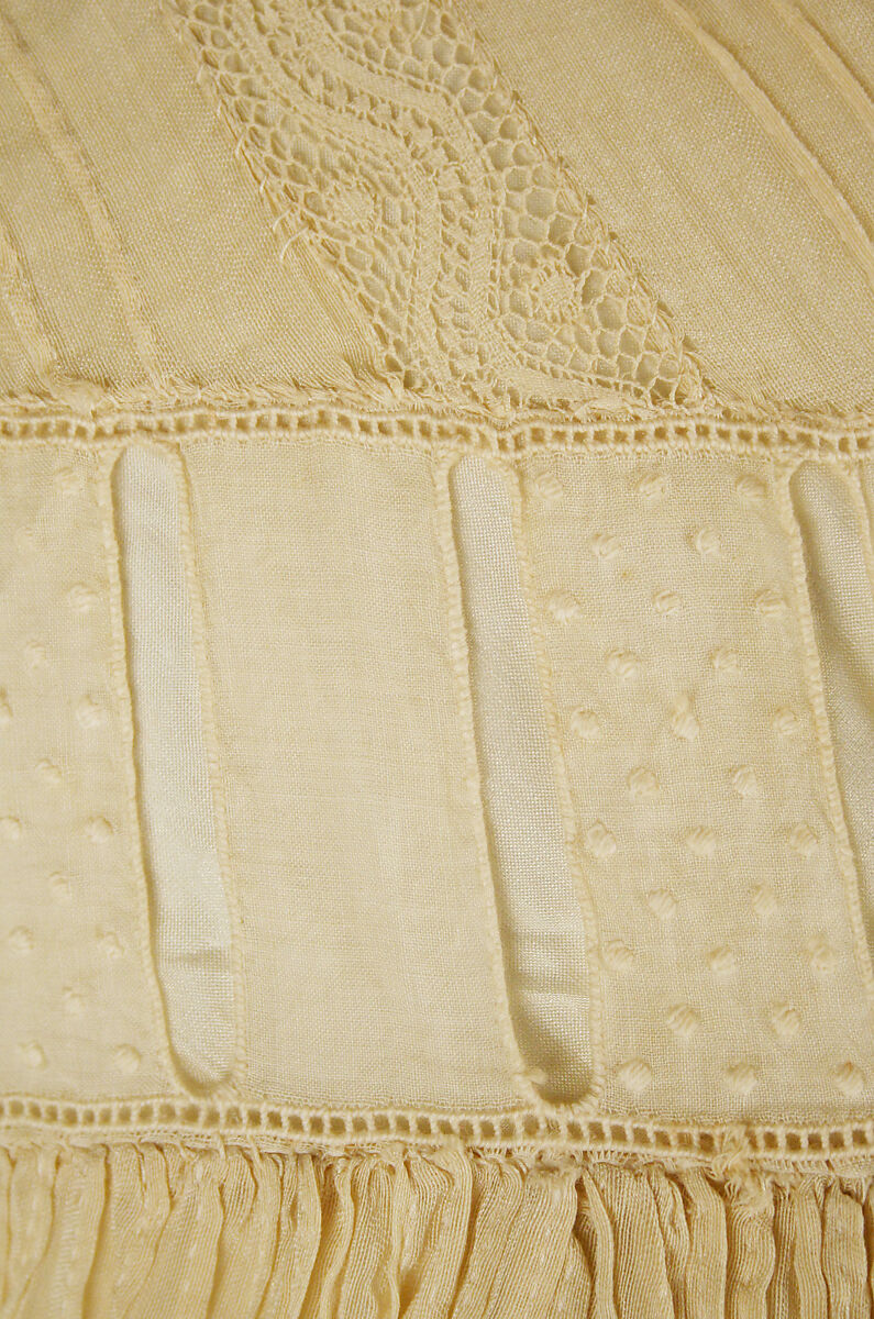 Negligée, silk, cotton, American or European