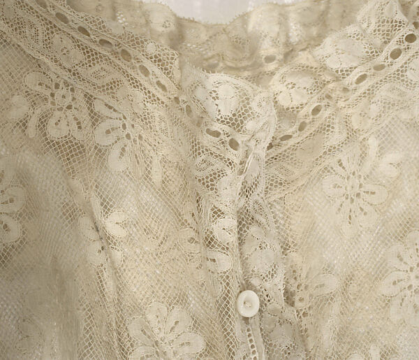 Chemise, cotton, probably American