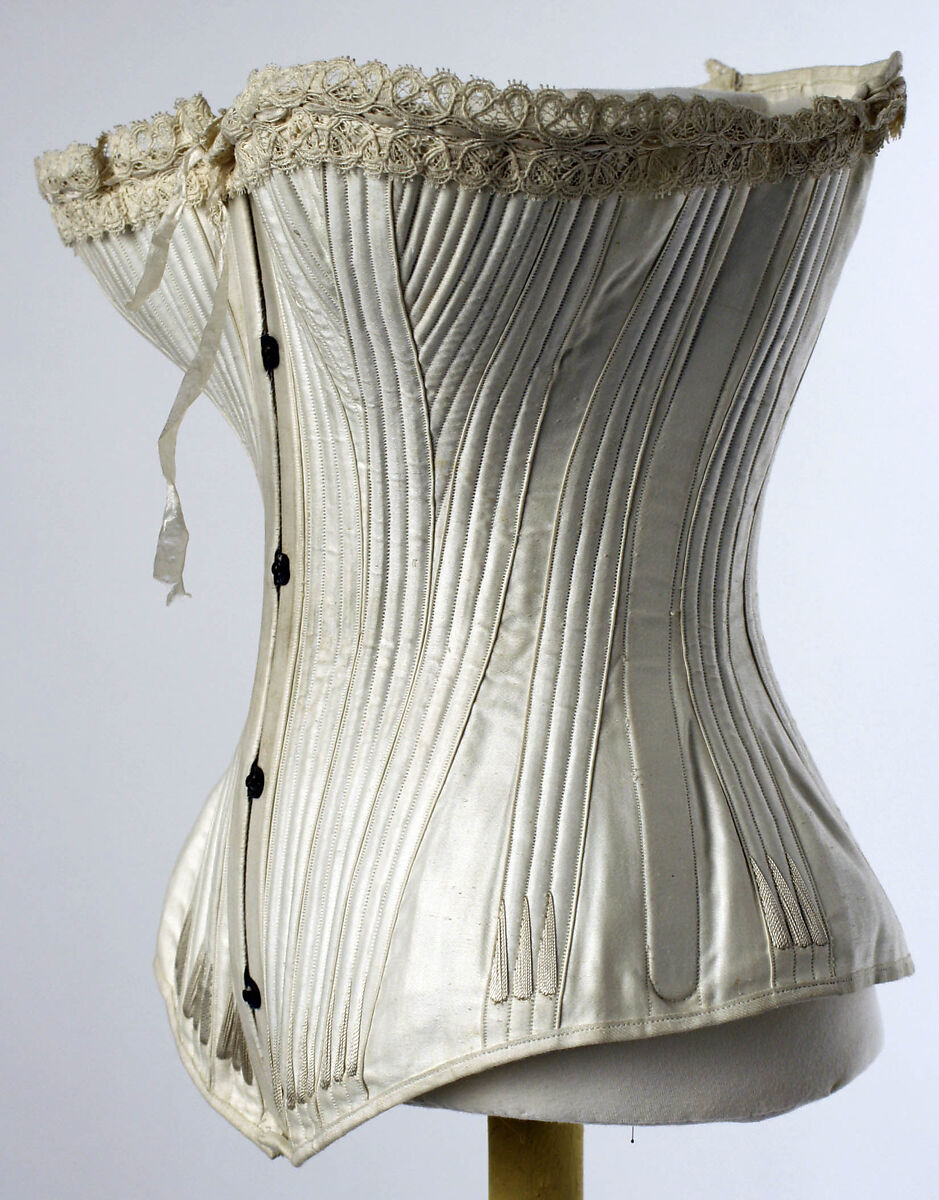 Wedding ensemble, silk, leather, cotton, American