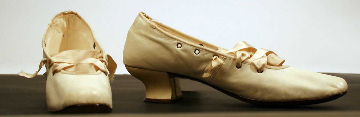 Wedding ensemble, silk, leather, cotton, American