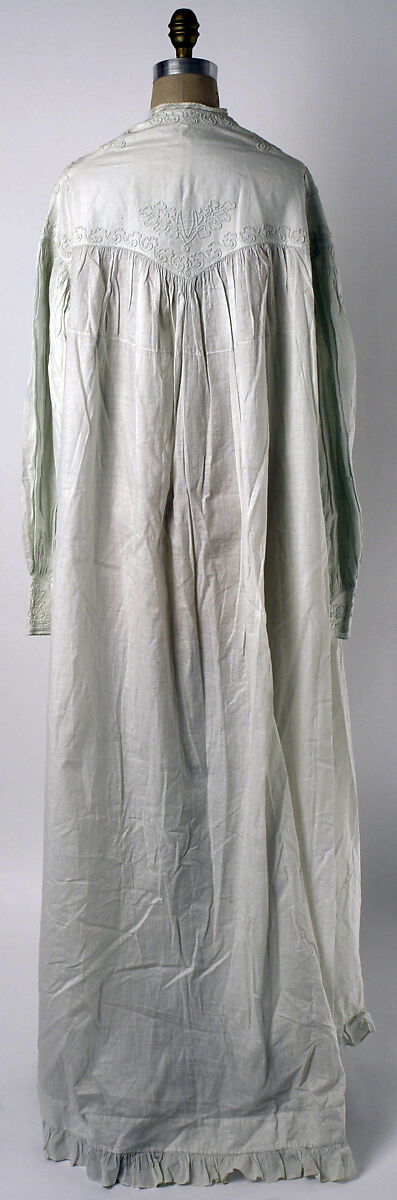 Nightgown, cotton, French