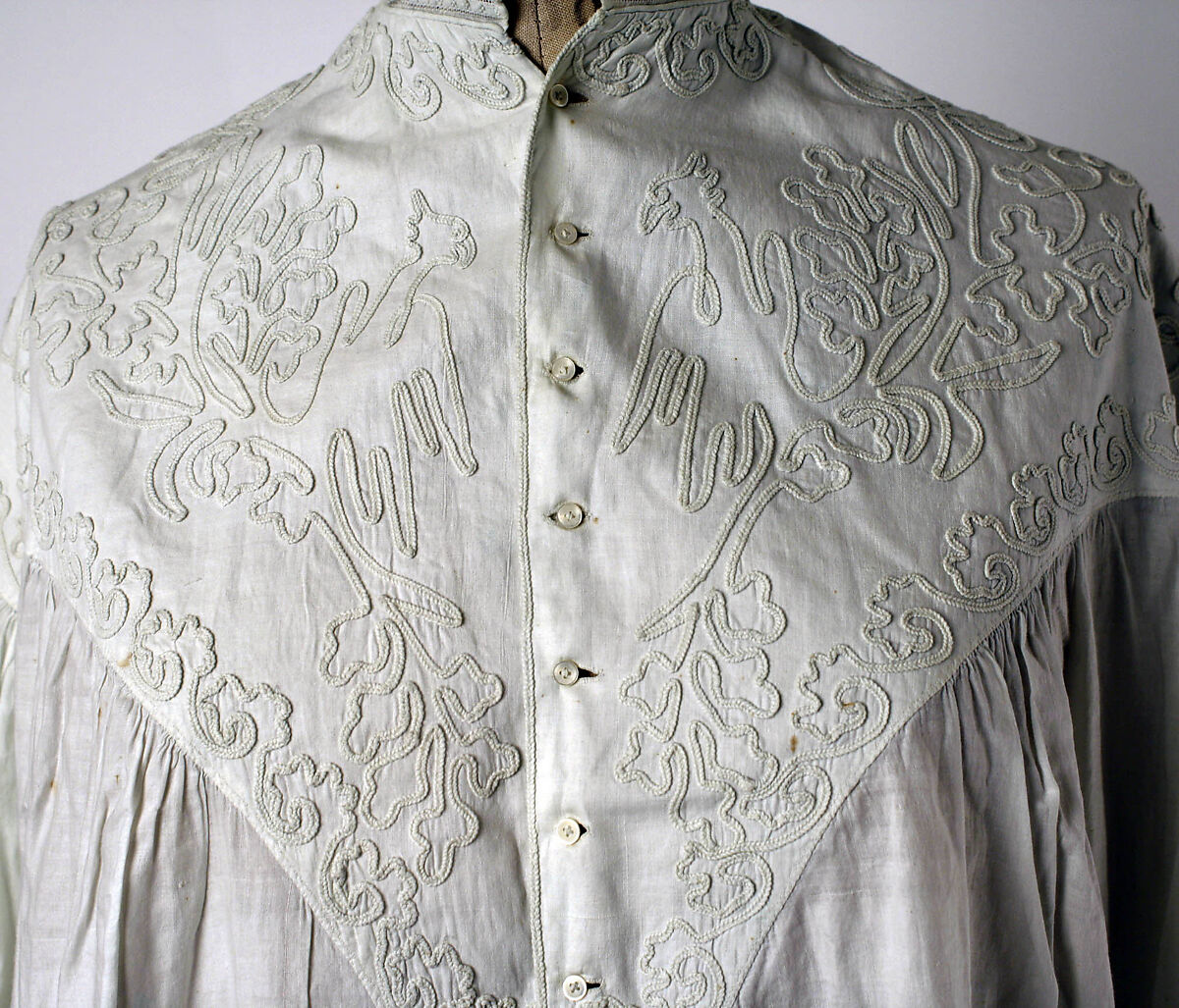 Nightgown, cotton, French