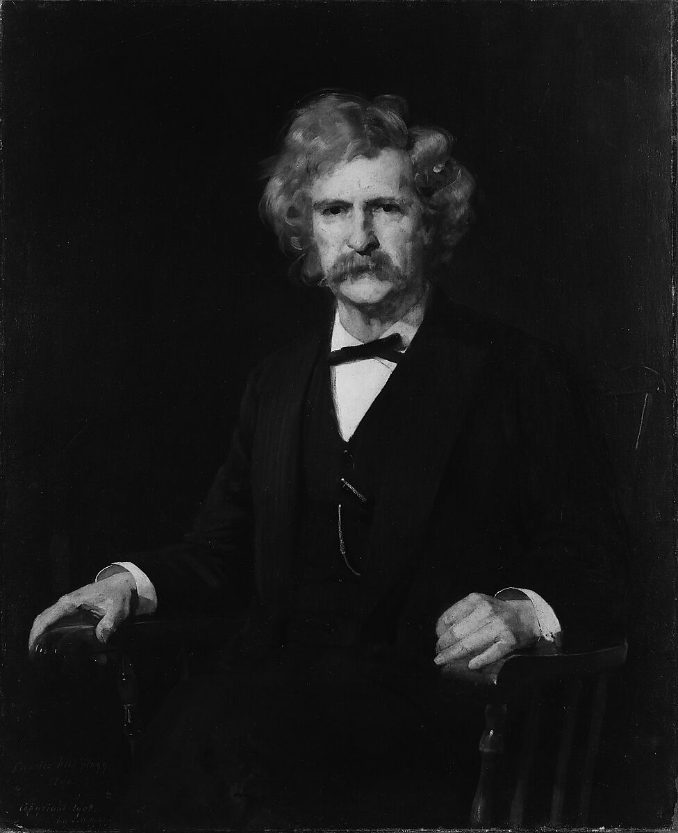 Mark Twain, Charles Noel Flagg (1848–1916), Oil on canvas, American 