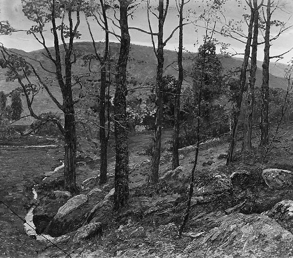 In the Connecticut Hills, Ben Foster (American, 1852–1926), Oil on canvas, American 