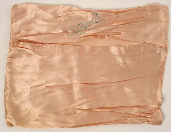 Lingerie, Cadolle (French, founded 1889), silk, French 