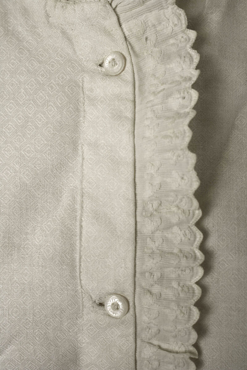 Nightgown, cotton, American or European