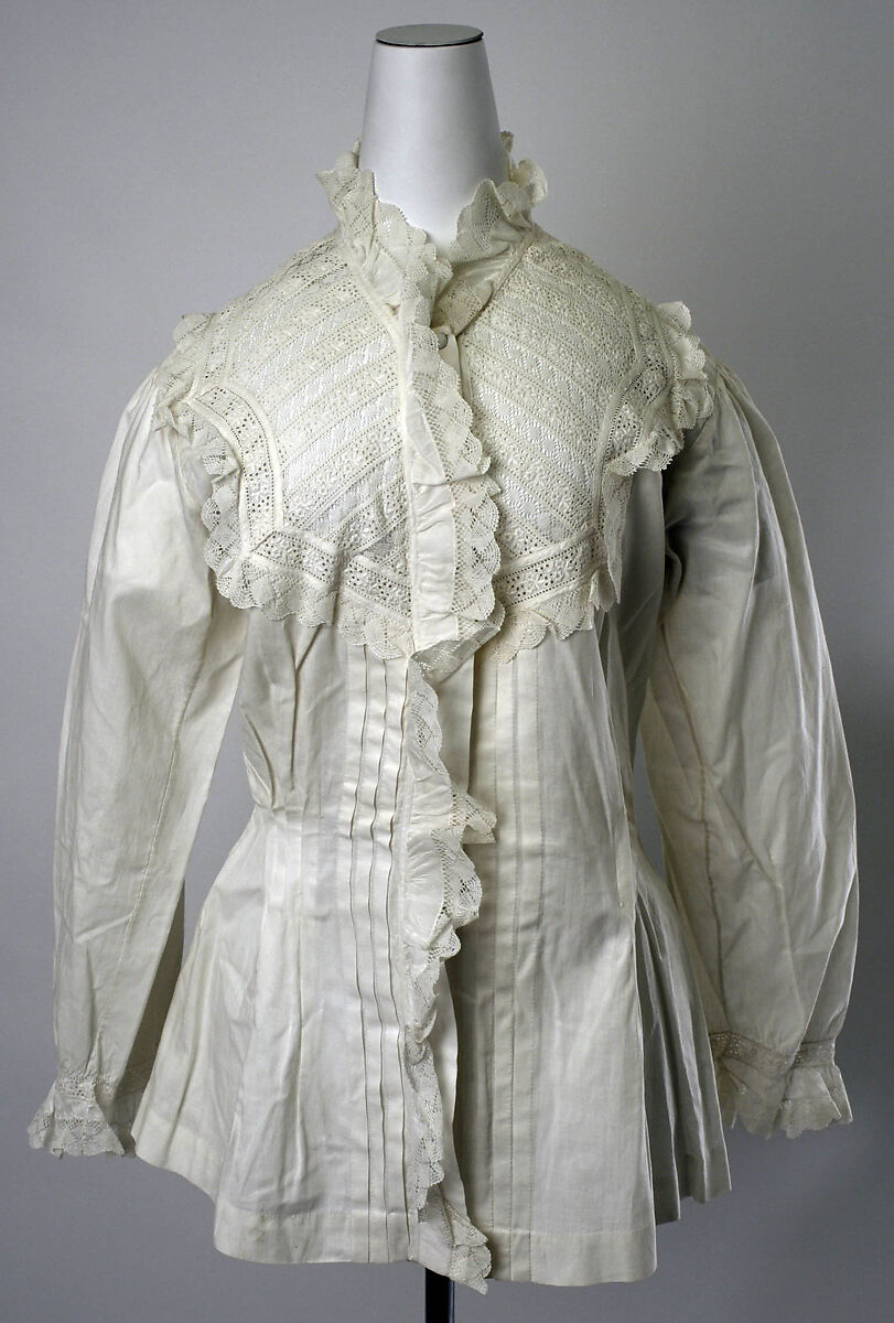 Dressing gown, linen, American or European 