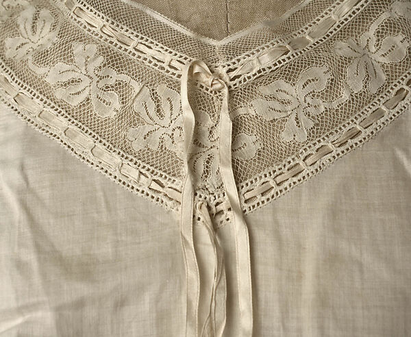 Corset cover, cotton, American or European