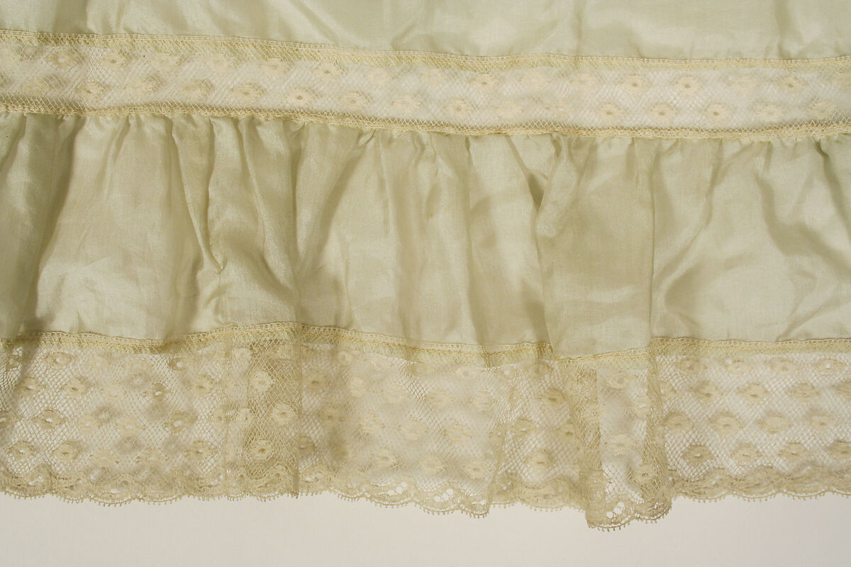 Negligée, silk, probably American