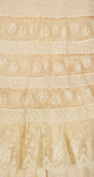 Dressing gown, cotton, silk, French