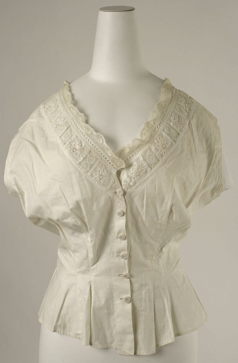 Wedding ensemble, cotton, American or European