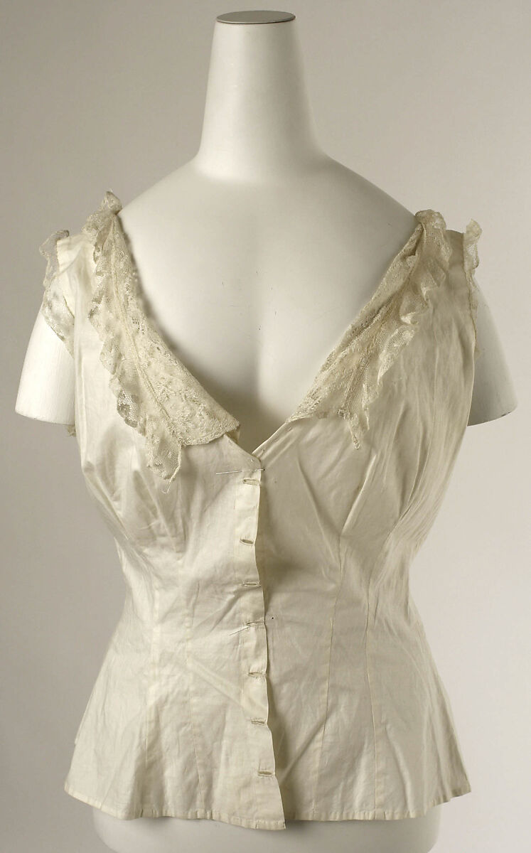 Wedding ensemble, cotton, American or European