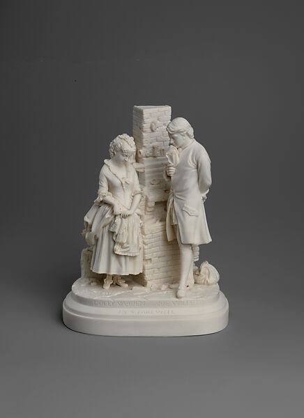 Joe's Farewell, Daniel Chester French (American, Exeter, New Hampshire 1850–1931 Stockbridge, Massachusetts), Parian porcelain, American 