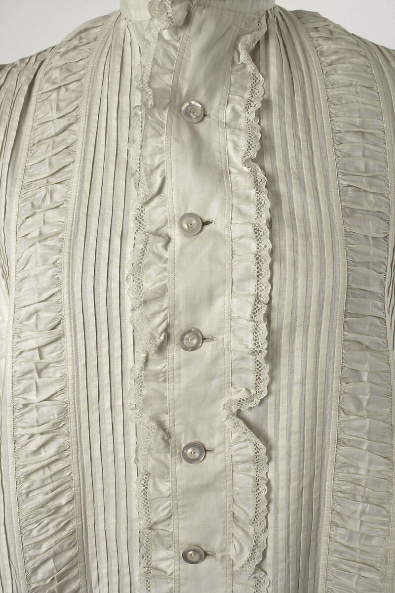 Nightgown, cotton, American or European