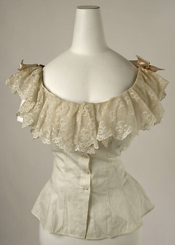 Work Corset and Her Corset Cover 1890/1910 A THE COMMANDE 