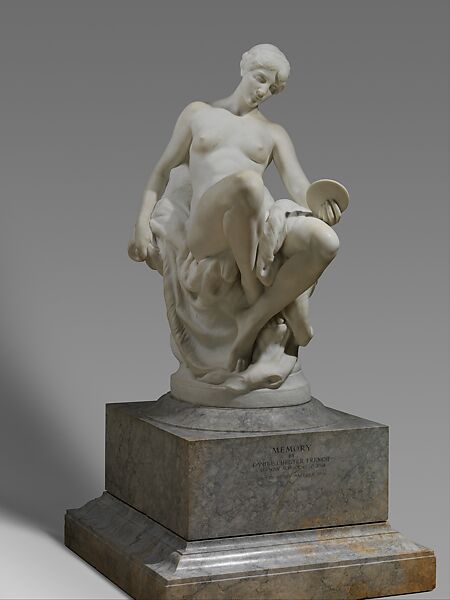 Memory, Daniel Chester French (American, Exeter, New Hampshire 1850–1931 Stockbridge, Massachusetts), Marble, American 