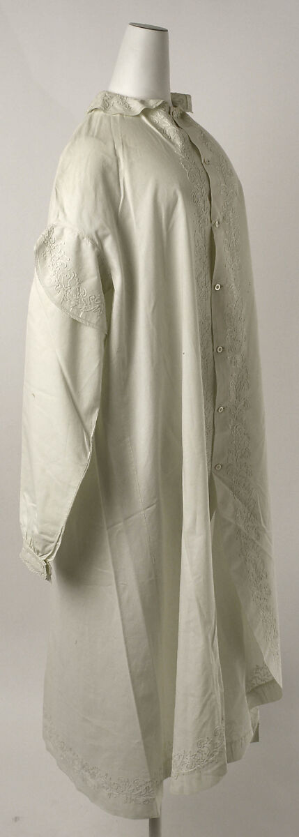 Dressing gown, cotton, American or European