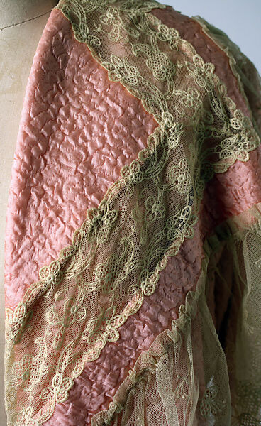 Bed jacket, silk, American or European