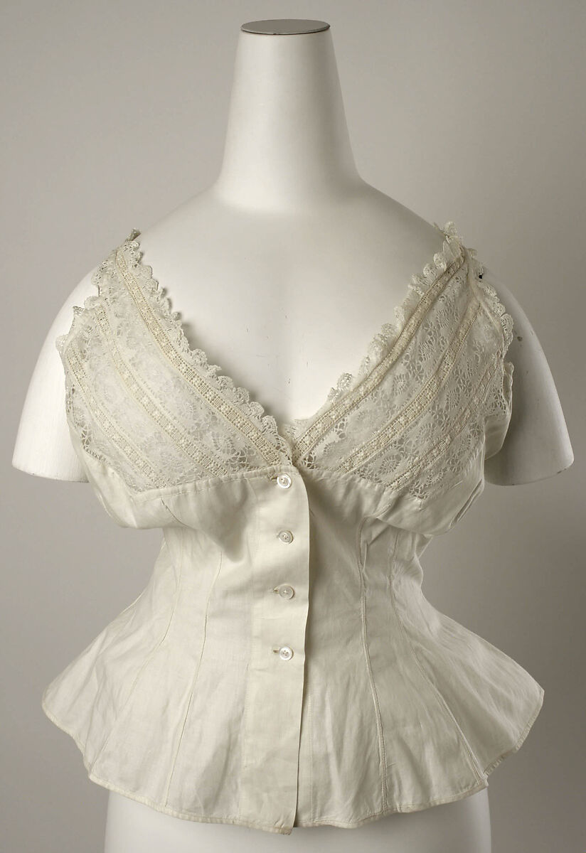 Corset cover, American