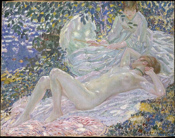 Summer, Frederick Carl Frieseke (1874–1939), Oil on canvas, American 