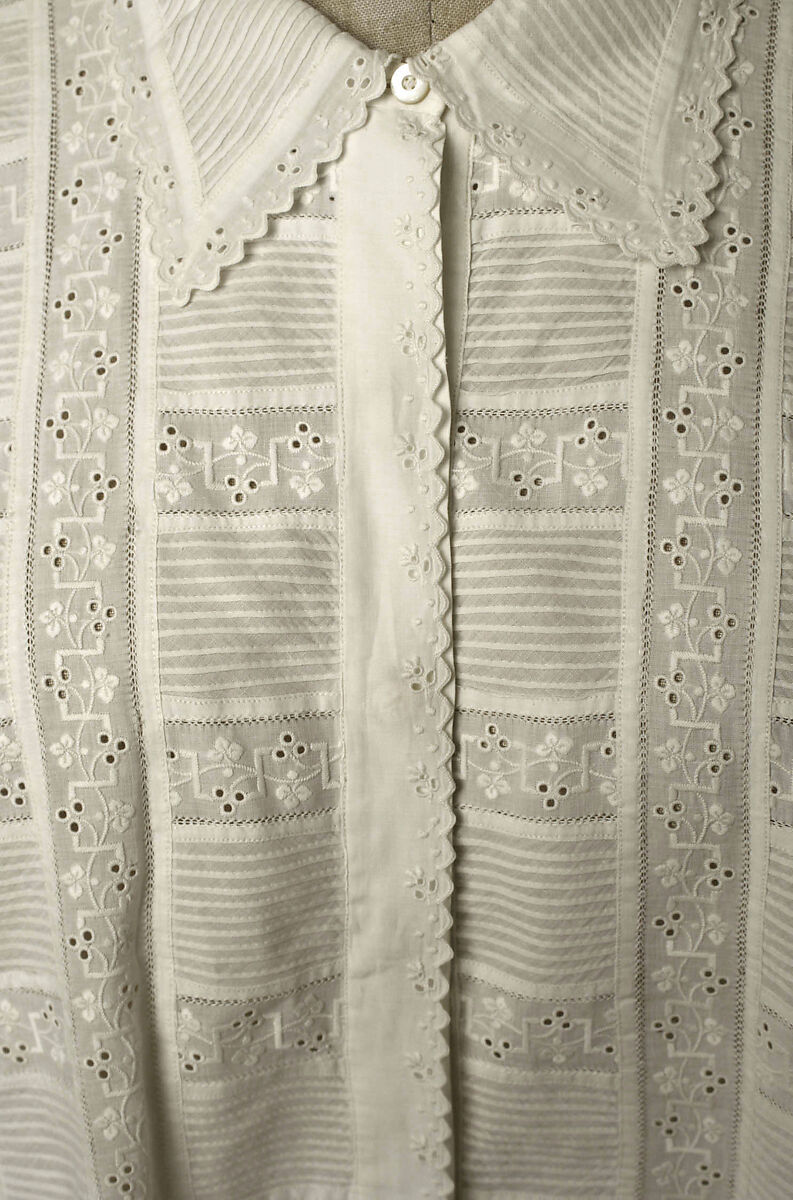 Nightgown, cotton, American or European