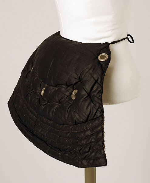 Bustle, horsehair?, American or European