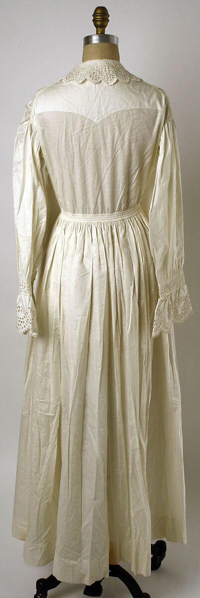 Wrapper, cotton, probably American