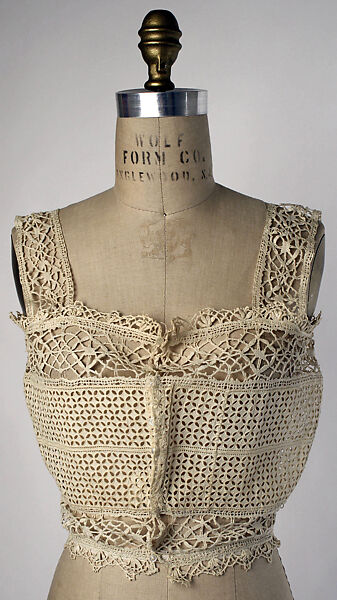 1895-1900 French corset cover (Metropolitan Museum of Art - New York City,  New York USA), Grand Ladies