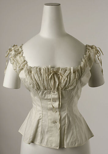 Corset cover, American or European