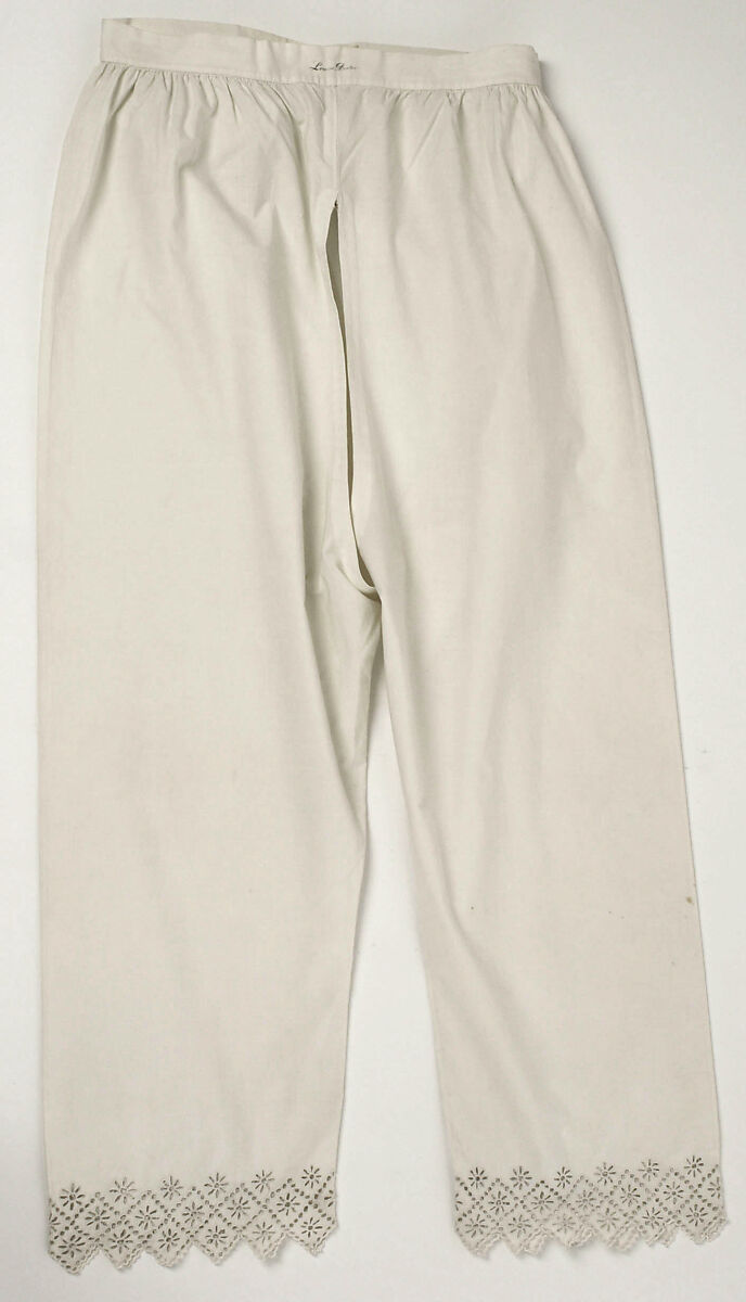 Pantalets, cotton, American or European 