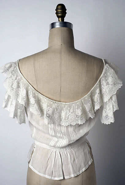 Corset cover, linen, American