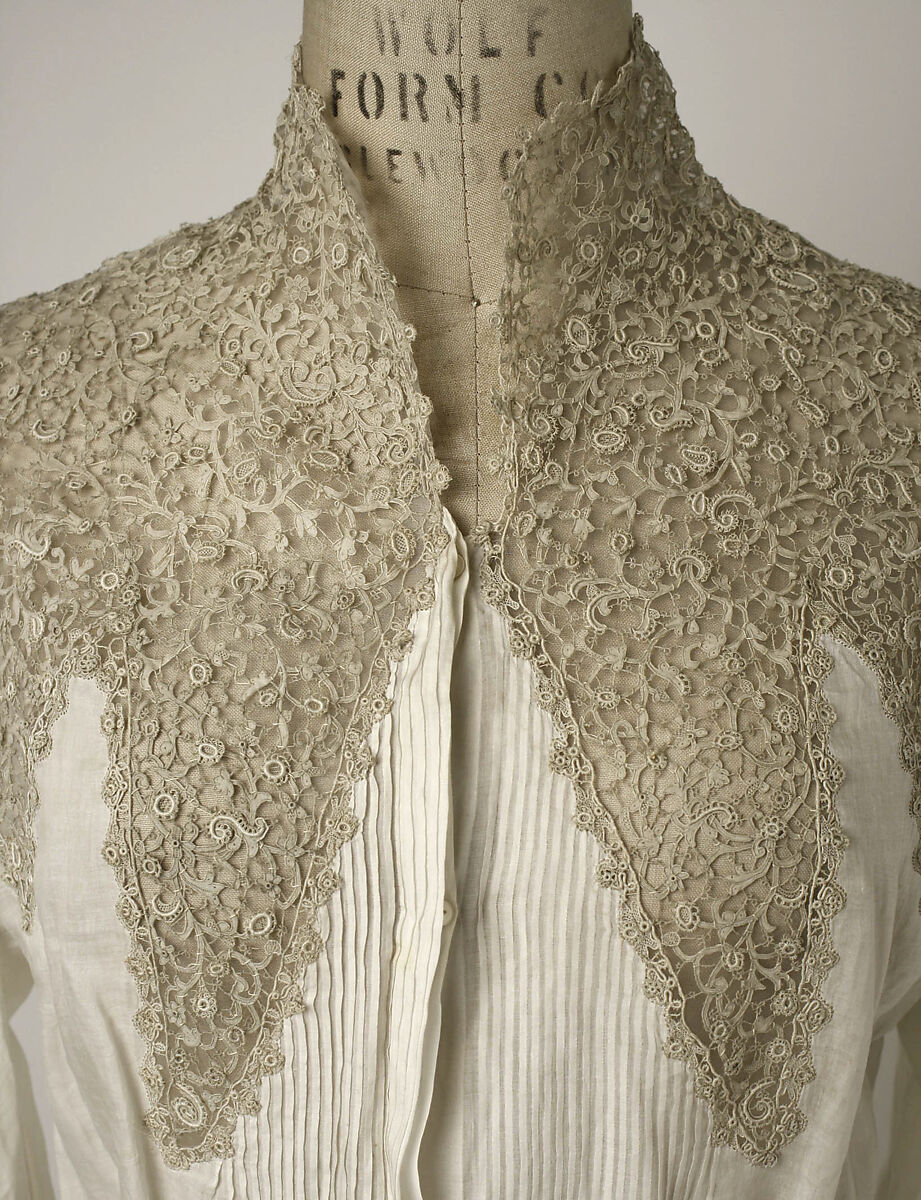 Nightgown, cotton, French