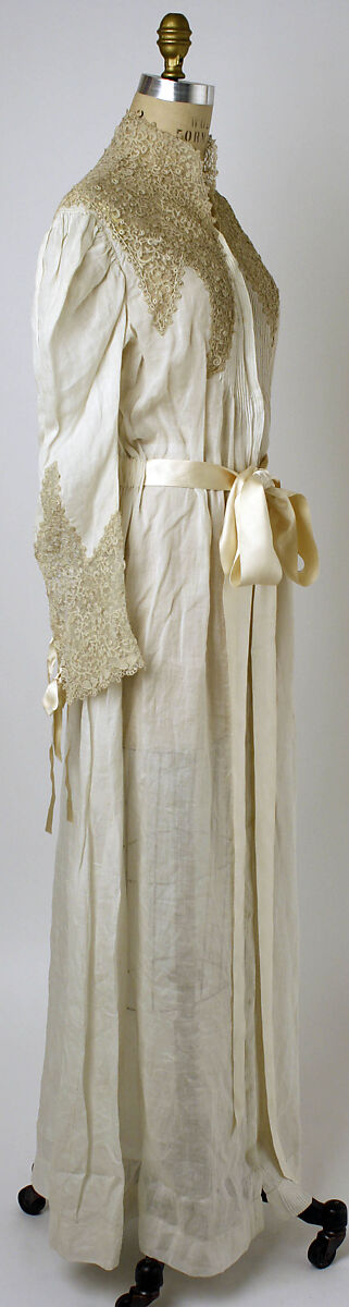 Nightgown, cotton, French