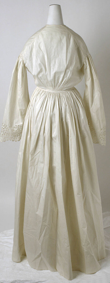 Dressing gown, cotton, American