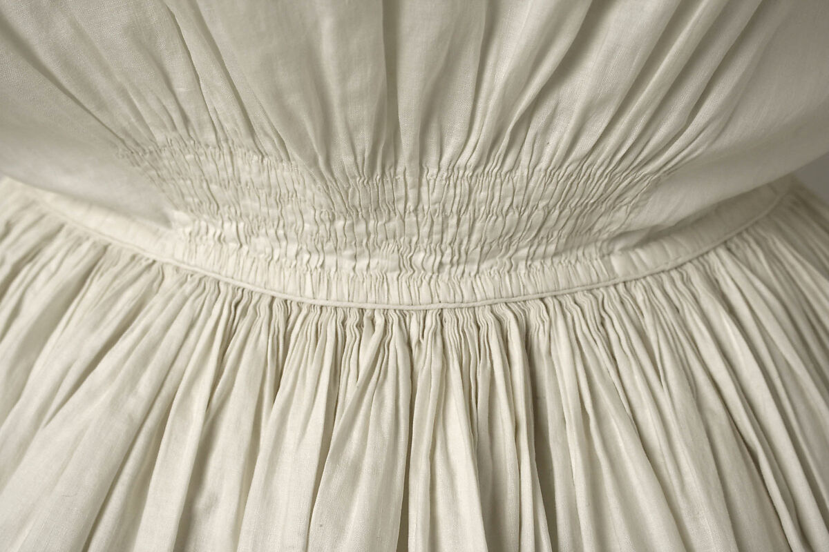 Dressing gown, cotton, American