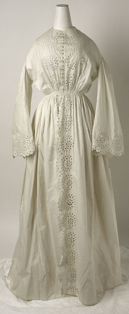 Dressing gown, cotton, American 