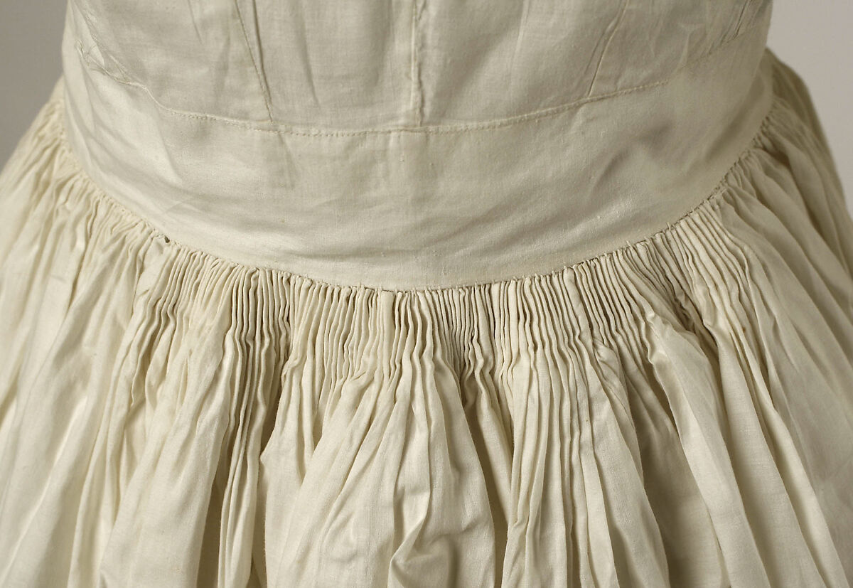 Morning dress, cotton, American