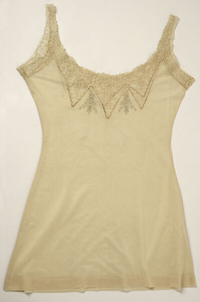 Undershirt, silk, cotton, French 