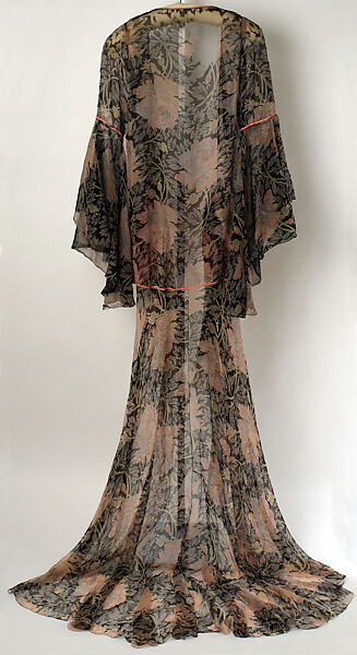 Tea gown, Jessie Franklin Turner (American, 1923–1943), silk, American