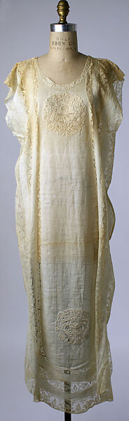 Nightgown, Boué Soeurs (French, 1897–1957), cotton, French 