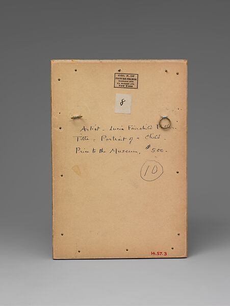 Clara B. Fuller, Lucia Fairchild Fuller (1870–1924), Watercolor on ivory, American