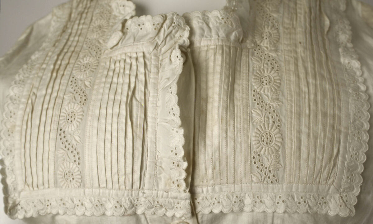 Corset cover, cotton, American